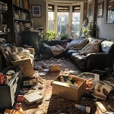 Before: Airbnb Lounge Reset