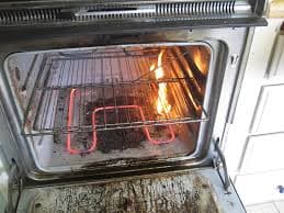 Before: Oven Clean